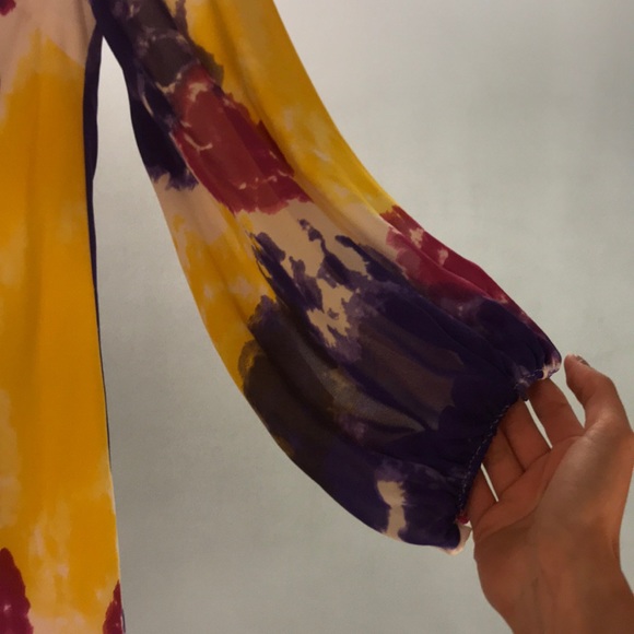 Alice and Olivia silk tye dye cocktail dress - Picture 2 of 4